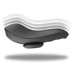 Black & Silver Preston — Panty Vibrator, Remote Control — Clitoral Stimulators — view 4