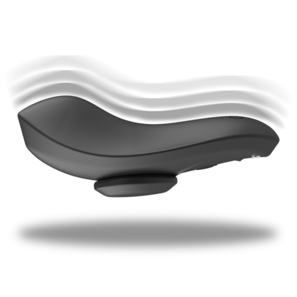 Black & Silver Preston — Panty Vibrator, Remote Control — Clitoral Stimulators — view 4