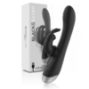 Black & Silver Adam — Rabbit Vibrator, Rechargeable — G-Spot Vibrators