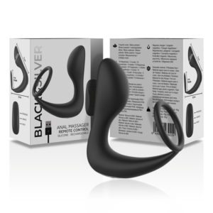 Black & Silver — Prostate Vibrator, Remote Control — Anal — view 2