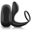 Black & Silver — Prostate Vibrator, Remote Control — Anal