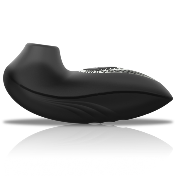 Black & Silver Drake — Air Pulse Stimulator, Silicone — Clitoral Stimulators — view 4