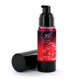 Extase Sensual Strawberry — Warming Massage Oil, 30 ml — Body Massage Oils — view 3