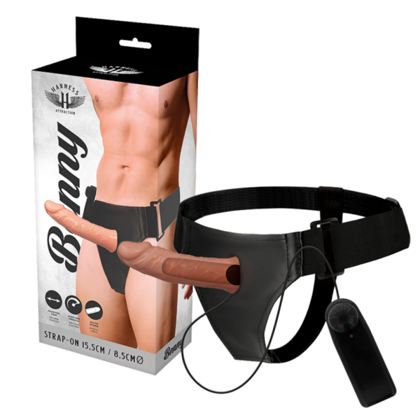 Harness Attraction Benny — Hollow Strap-On, 15 cm — Hollow Strap-Ons — view 7