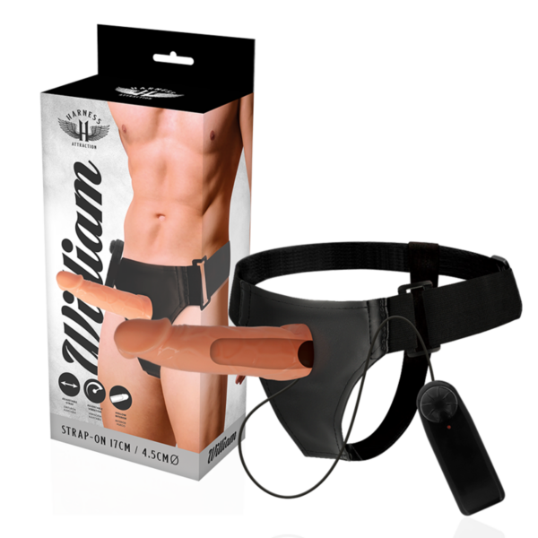 Harness Attraction Willian — Hollow Strap-On, 17 cm — Hollow Strap-Ons — view 7