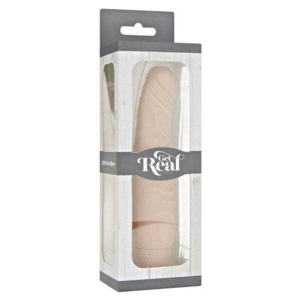 Get Real Mini Classic Slim — Realistic Vibrator, Silicone, Skin — Classic Vibrators — view 3
