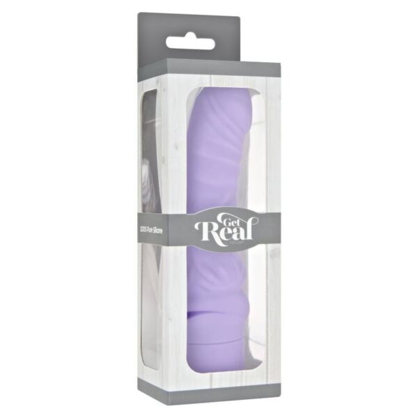 Get Real Mini Classic — G-Spot Vibrator, Silicone, Purple — Classic Vibrators — view 3