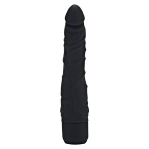 Get Real Classic Slim — Realistic Vibrator, Silicone, Black — Classic Vibrators — view 2