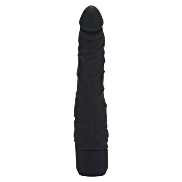 Get Real Classic Slim — Realistic Vibrator, Silicone, Black — Classic Vibrators — view 2