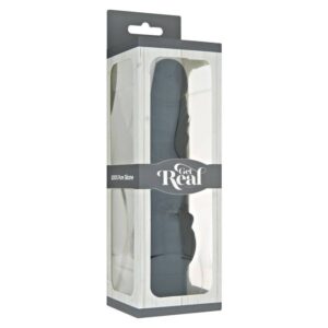 Get Real Classic Stim — Realistic Vibrator, Silicone, Black — Rabbit Vibrators — view 3