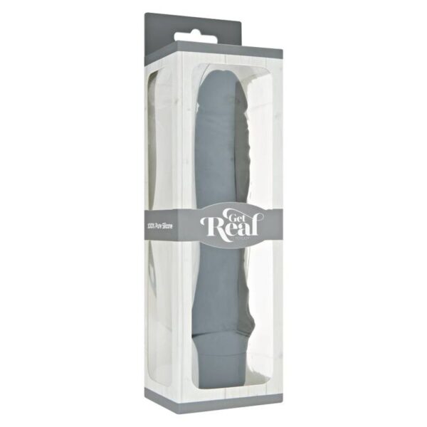 Get Real Classic Large — Realistic Vibrator, 24.9 cm, Black — Classic Vibrators — view 3