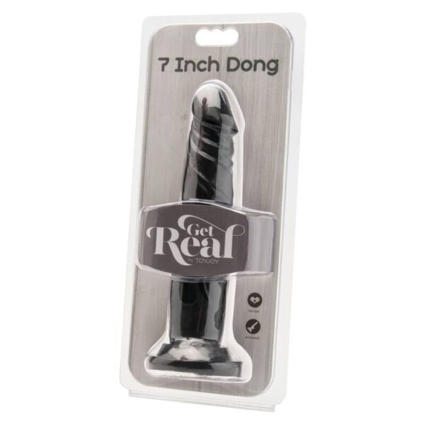 Get Real Dong — Realistic Dildo, 18 cm, Black — Dildos — view 2