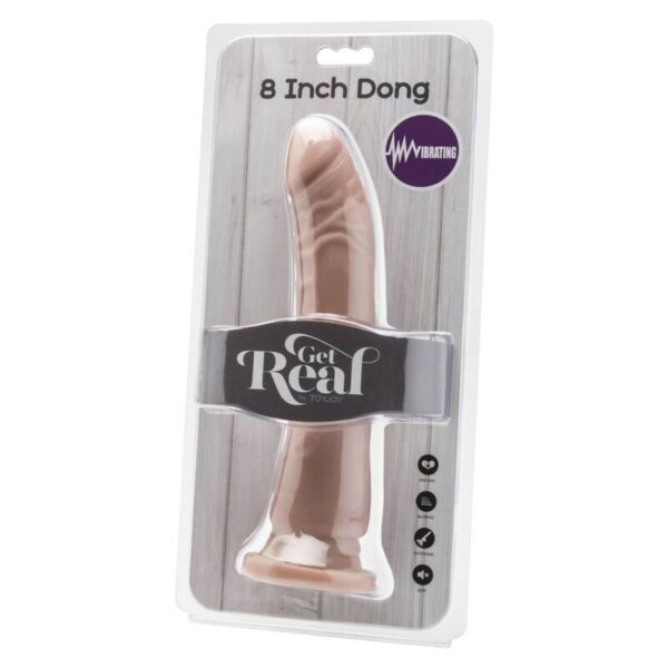 Get Real Dong — Realistic Vibrator, 20.5 cm, Skin — Realistic Vibrators — view 2