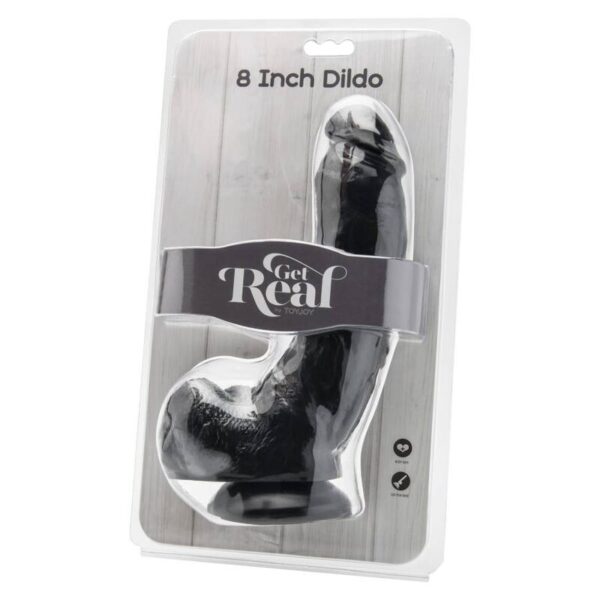 Get Real — Realistic Dildo, 20.5 cm, Black — Dildos — view 2