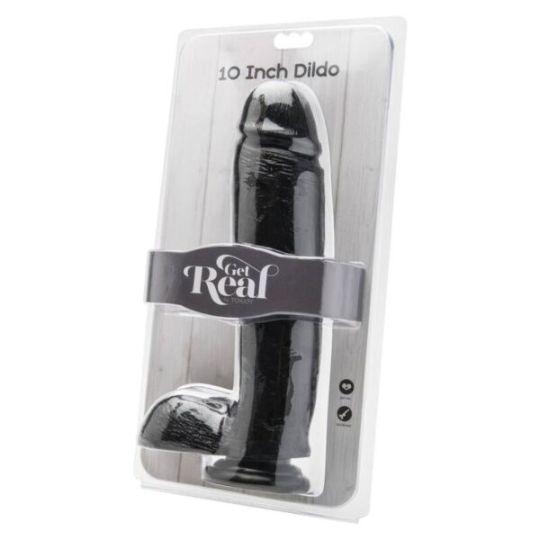 Get Real — Realistic Dildo, 25.5 cm, Black — Dildos — view 2