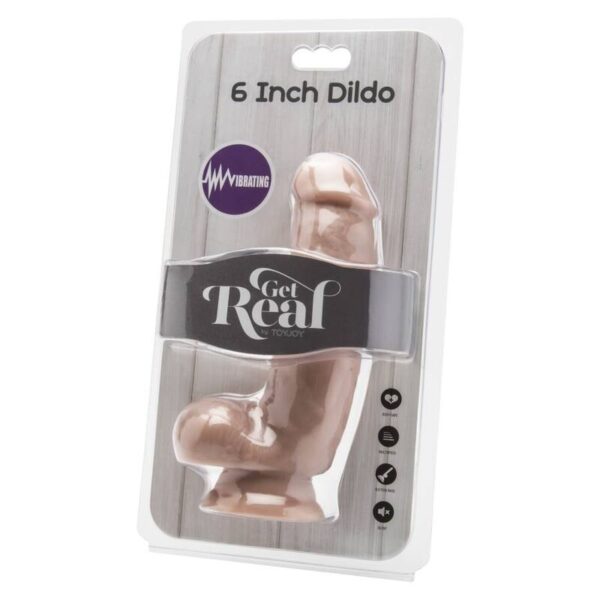 Get Real — Realistic Vibrator, 12 cm, Skin — Realistic Vibrators — view 2