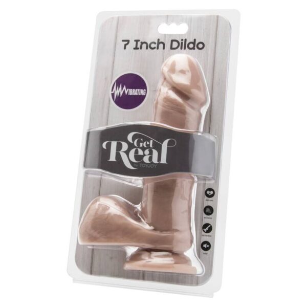Get Real — Realistic Vibrator, 18 cm, Skin — Realistic Vibrators — view 2