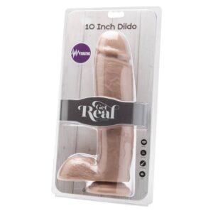 Get Real — Realistic Vibrator, 25.5 cm, Skin — Realistic Vibrators — view 2