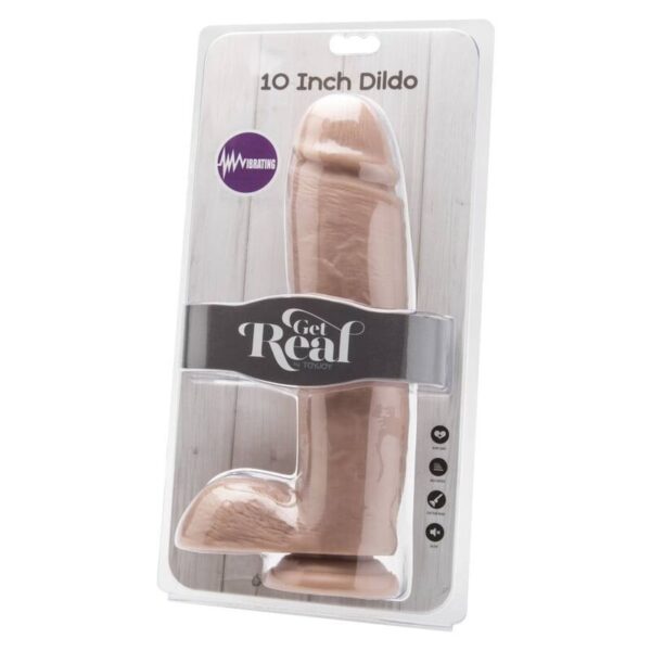 Get Real — Realistic Vibrator, 25.5 cm, Skin — Realistic Vibrators — view 2