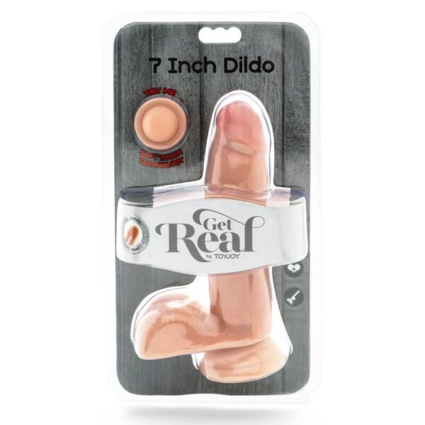 Get Real Dual Density — Realistic Dildo, 12 cm, Skin — Dildos — view 3