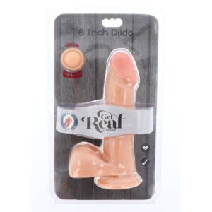 Get Real Dual Density — Realistic Dildo, 18 cm, Skin — Dildos — view 3