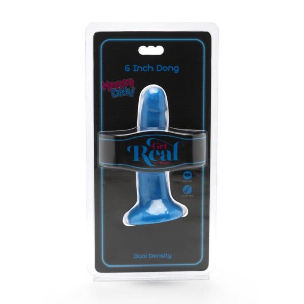 Get Real Happy Dicks Dong — Realistic Dildo, 12 cm, Blue — Dildos — view 2