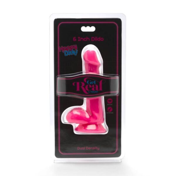 Get Real Happy Dicks — Realistic Dildo, 12 cm, Pink — Dildos — view 2