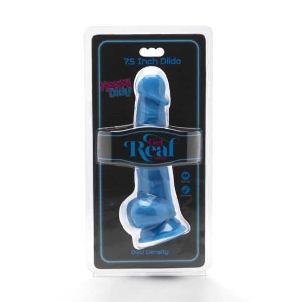 Get Real Happy Dicks — Realistic Dildo, 19 cm, Blue — Dildos — view 2