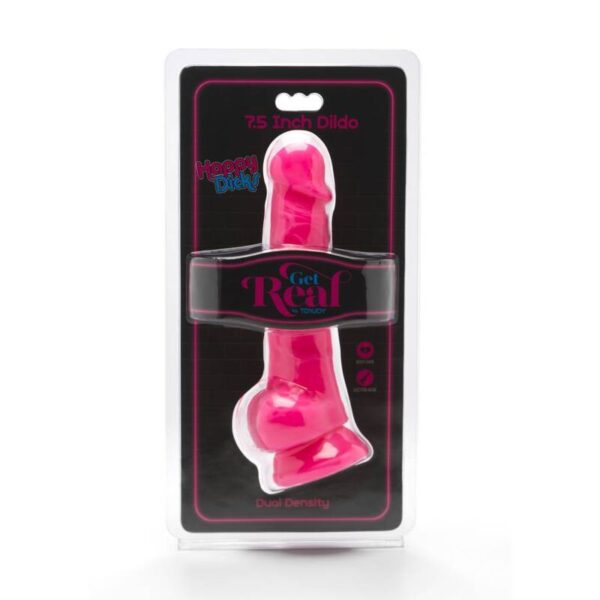 Get Real Happy Dicks — Realistic Dildo, 19 cm, Pink — Dildos — view 2
