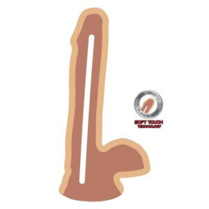 Get Real — Dual Density Dildo, Suction Cup, 17 cm, Skin — Dildos — view 3