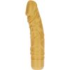Get Real Dicker Original — Realistic Vibrator, Silicone, Gold — Classic Vibrators