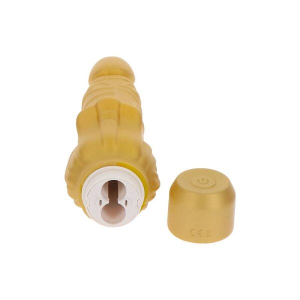 Get Real Dicker Stim — Realistic Vibrator, Silicone, Gold — Rabbit Vibrators — view 4