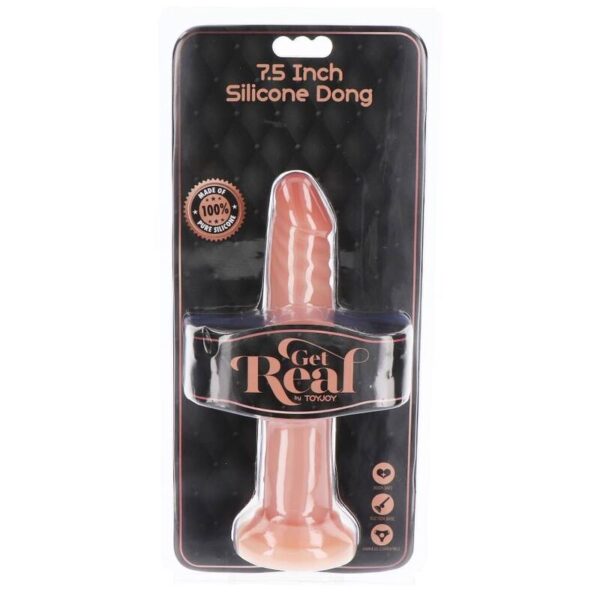 Get Real Silicone Dong — Realistic Dildo, 19 cm, Skin — Dildos — view 3