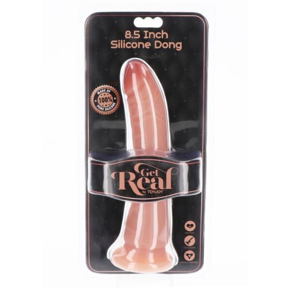 Get Real Silicone Dong — Realistic Dildo, 21 cm, Skin — Dildos — view 3