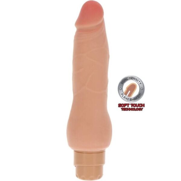 Get Real Dual Density Smooth — Realistic Vibrator, Skin — Classic Vibrators