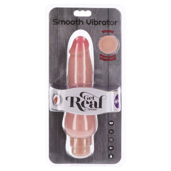 Get Real Dual Density Smooth — Realistic Vibrator, Skin — Classic Vibrators — view 2