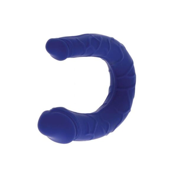 Get Real Realistic Mini — Double-Ended Dildo, Silicone, Blue — Anal — view 7