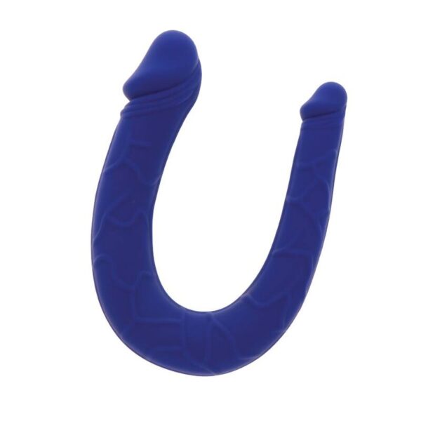 Get Real Realistic Mini — Double-Ended Dildo, Silicone, Blue — Anal — view 5