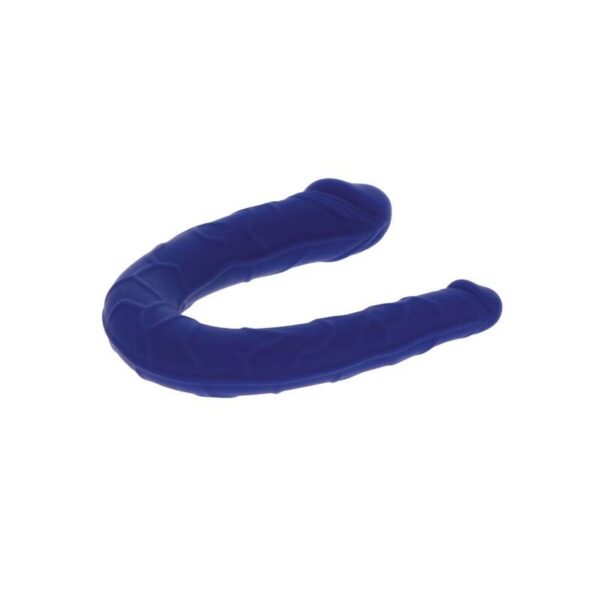Get Real Realistic Mini — Double-Ended Dildo, Silicone, Blue — Anal — view 4