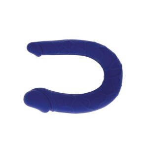 Get Real Realistic Mini — Double-Ended Dildo, Silicone, Blue — Anal — view 3