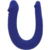 Get Real Realistic Mini — Double-Ended Dildo, Silicone, Blue — Anal
