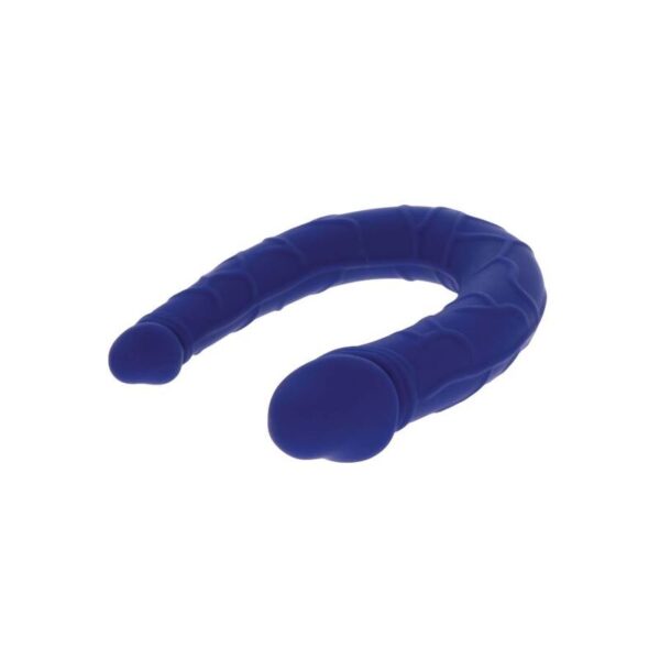 Get Real Realistic Mini — Double-Ended Dildo, Silicone, Blue — Anal — view 2