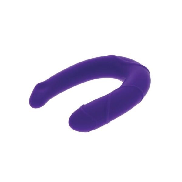 Get Real Vogue Mini — Double-Ended Dildo, Silicone, Purple — Anal — view 5