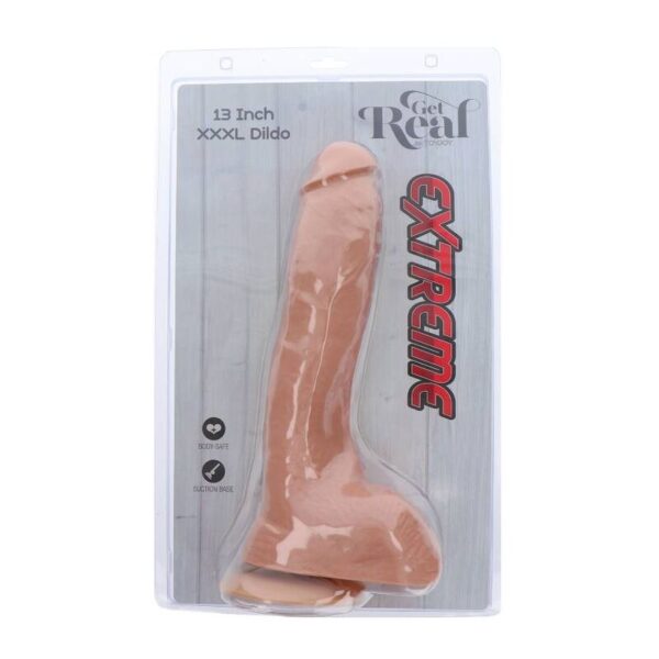 Get Real Extreme XXXL — Realistic Dildo, 34 cm, Skin — Dildos — view 5