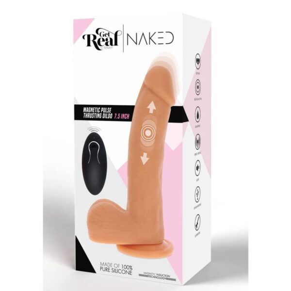 Get Real Magnetic Pulse — Thrusting Dildo, Suction Cup, Skin — Realistic Dildos — view 5