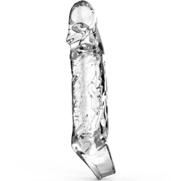 Get Real Medium — Penis Extension Sleeve, Transparent — Penis Accessories