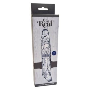 Get Real Xlarge — Penis Extension Sleeve, Transparent — Penis Accessories — view 3
