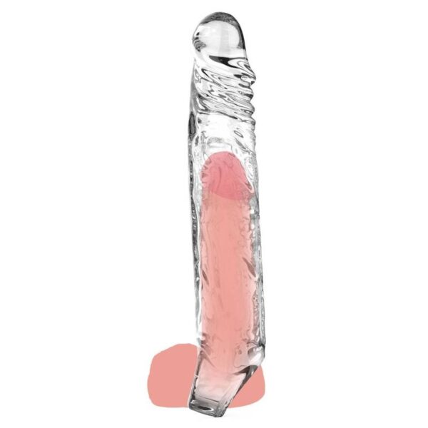 Get Real Xlarge — Penis Extension Sleeve, Transparent — Penis Accessories — view 2