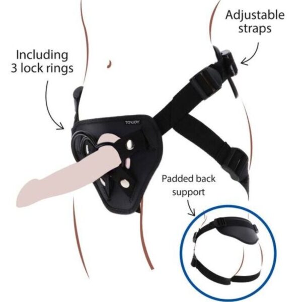 Get Real Deluxe — Strap-On Harness, Adjustable — Non-Vibrating Harnesses