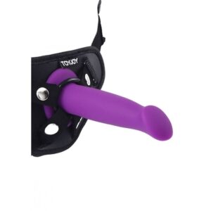 Get Real Goodhead Dong — Strap-On Dildo, 12 cm, Purple — Dildos — view 3